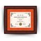Auburn University 11x14 Diploma Frame for 8.5x11 Certificate Orange